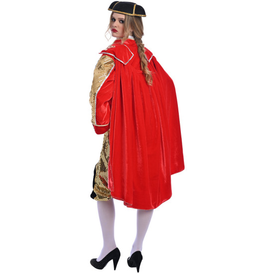 Women’s Matador Costume Red & Black Velvet