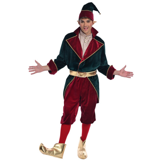 MEN’S VELVET ELF TUXEDO COSTUME