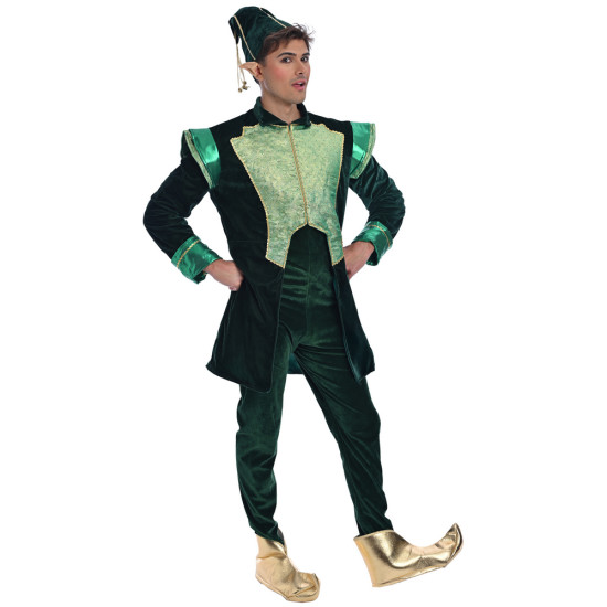 COSTUME ELF GREEN DELUXE