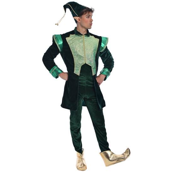 COSTUME ELF GREEN DELUXE