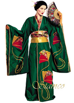 Costume Geisha Green